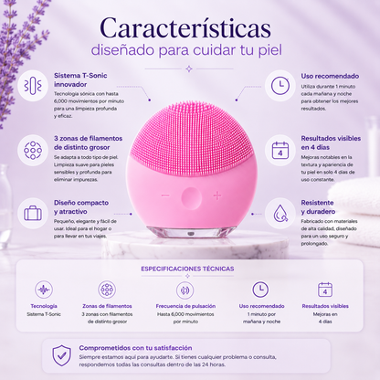 Limpiador facial eléctrico
