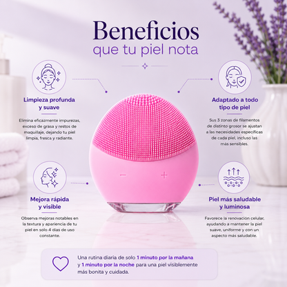 Limpiador facial eléctrico
