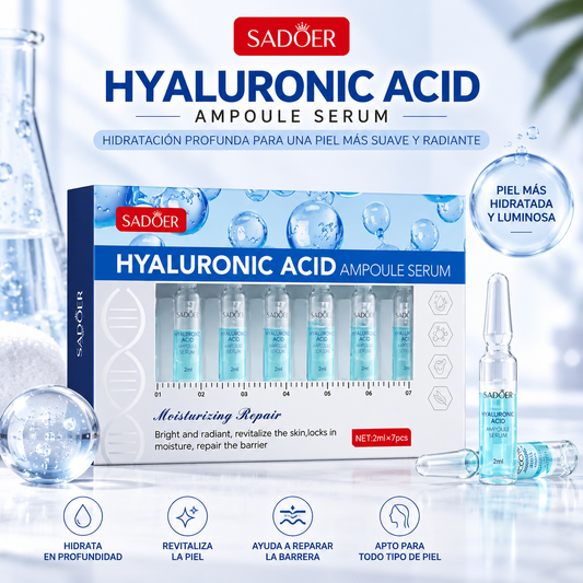 SERUM EN AMPOLLAS ACIDO HIALURONICO 7X2ML