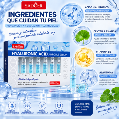 SERUM EN AMPOLLAS ACIDO HIALURONICO 7X2ML