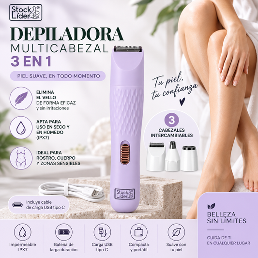 Depiladora multicabezal