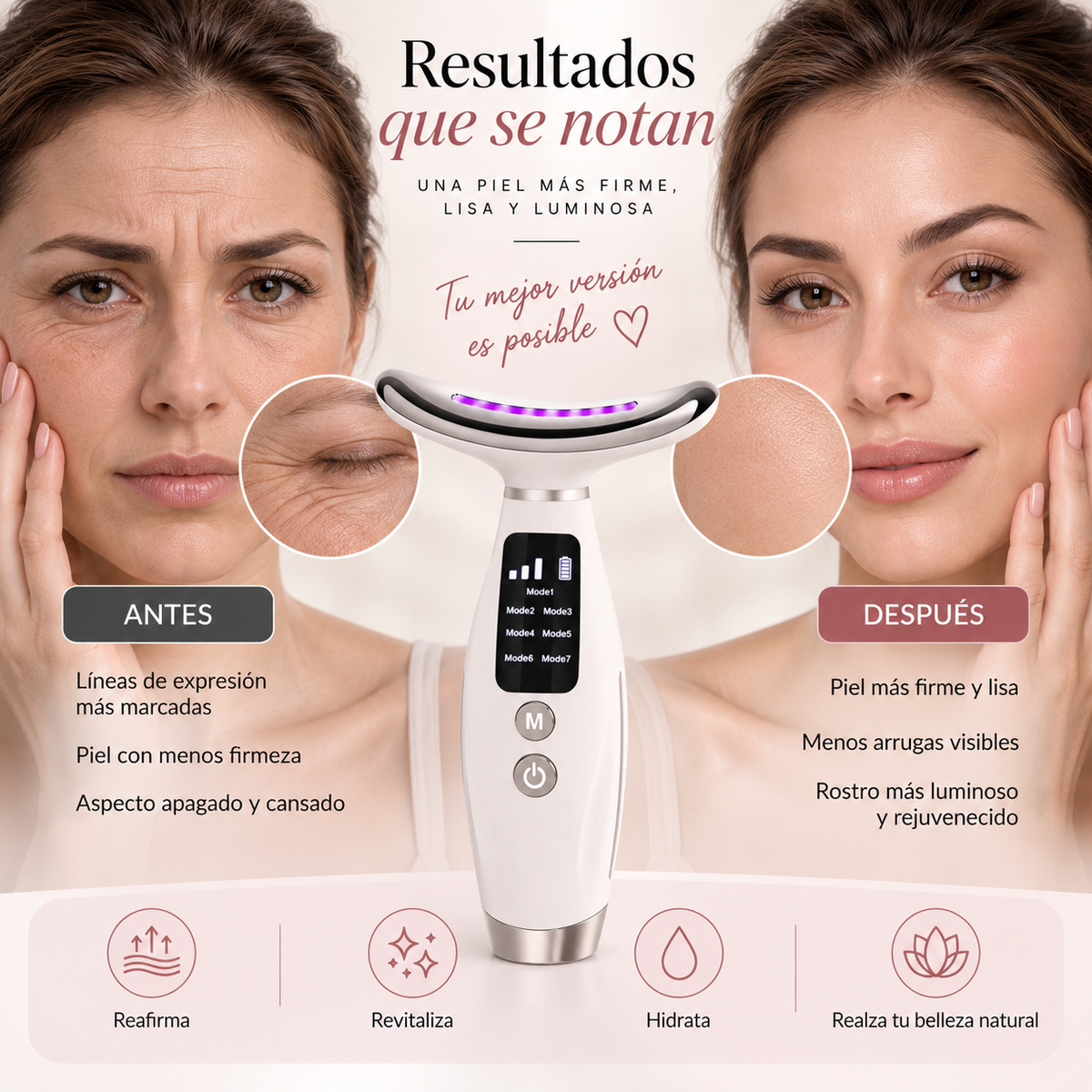 Masajeador Facial Antiarrugas Lifting