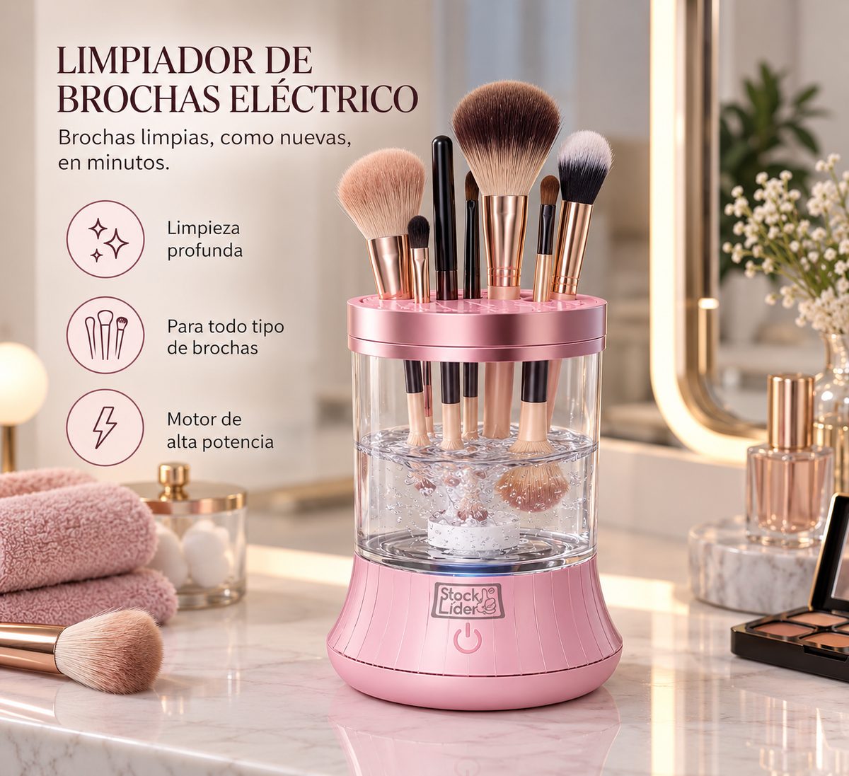 Limpiador de brochas eléctrico