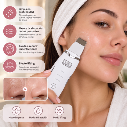 Limpiador facial ultrasónico