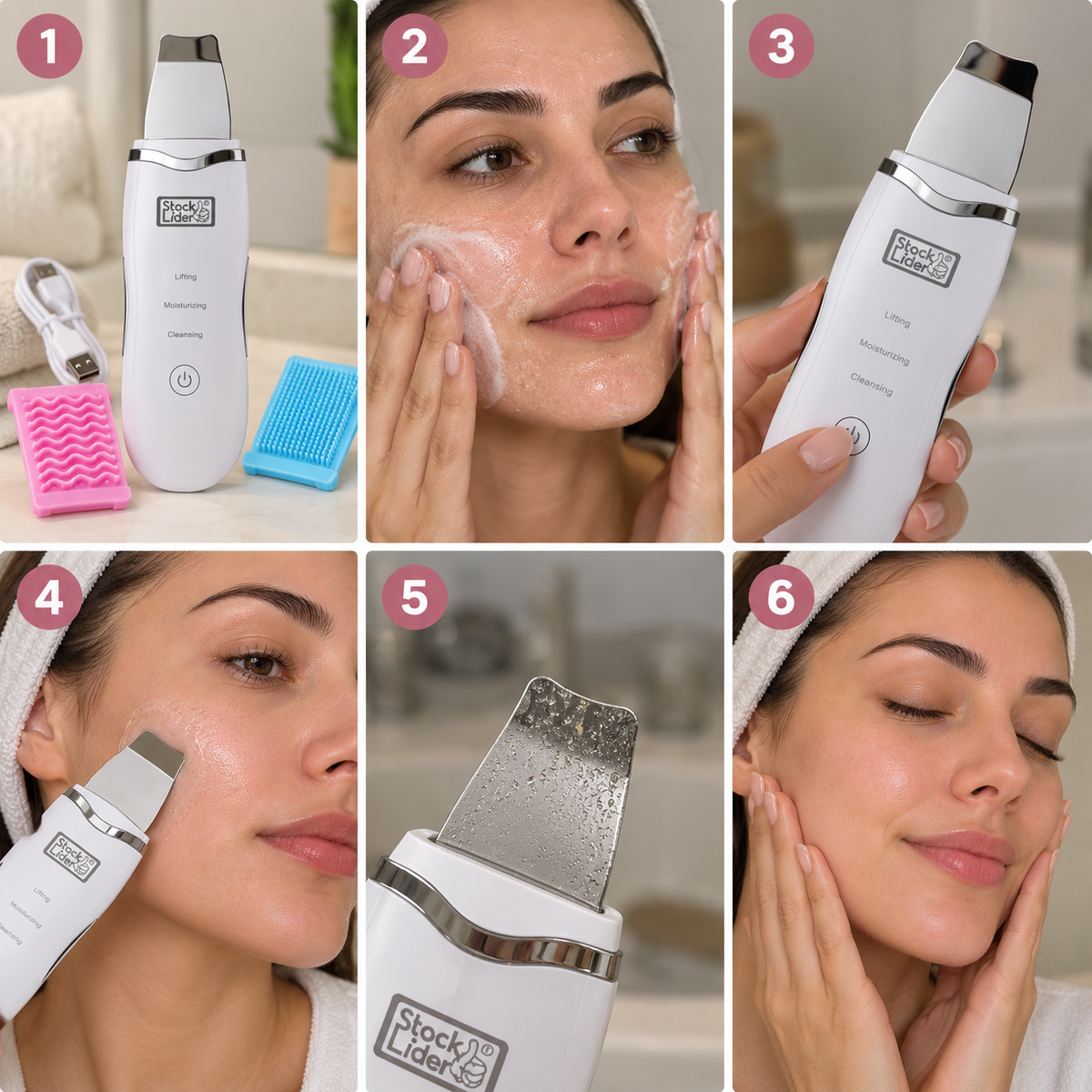 Limpiador facial ultrasónico