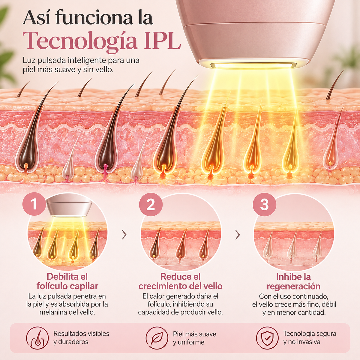 Depiladora Lase IPL
