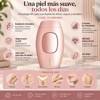 Depiladora Lase IPL
