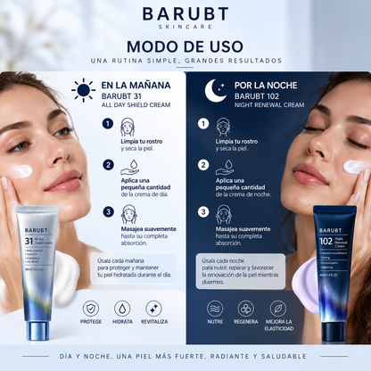 CREMA FACIAL DERMACYCLE DIA/NOCHE 30+30GR. JAYSUING