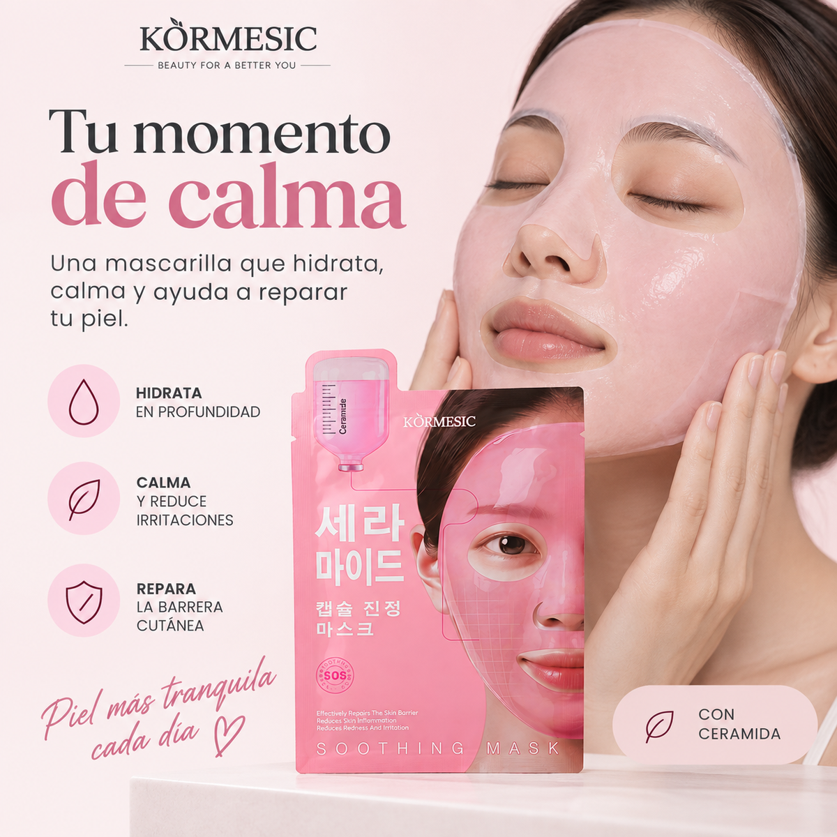 Mascarilla Calmante con Cápsula de Ceramida 35ml
