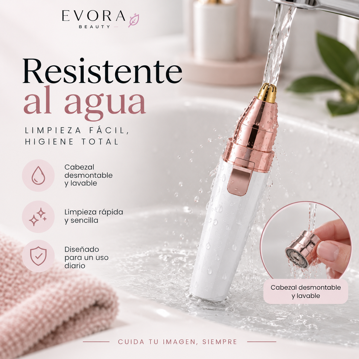 Cortapelo Nasal 2 en 1 Inalámbrico – Precisión, Higiene y Comodidad Total